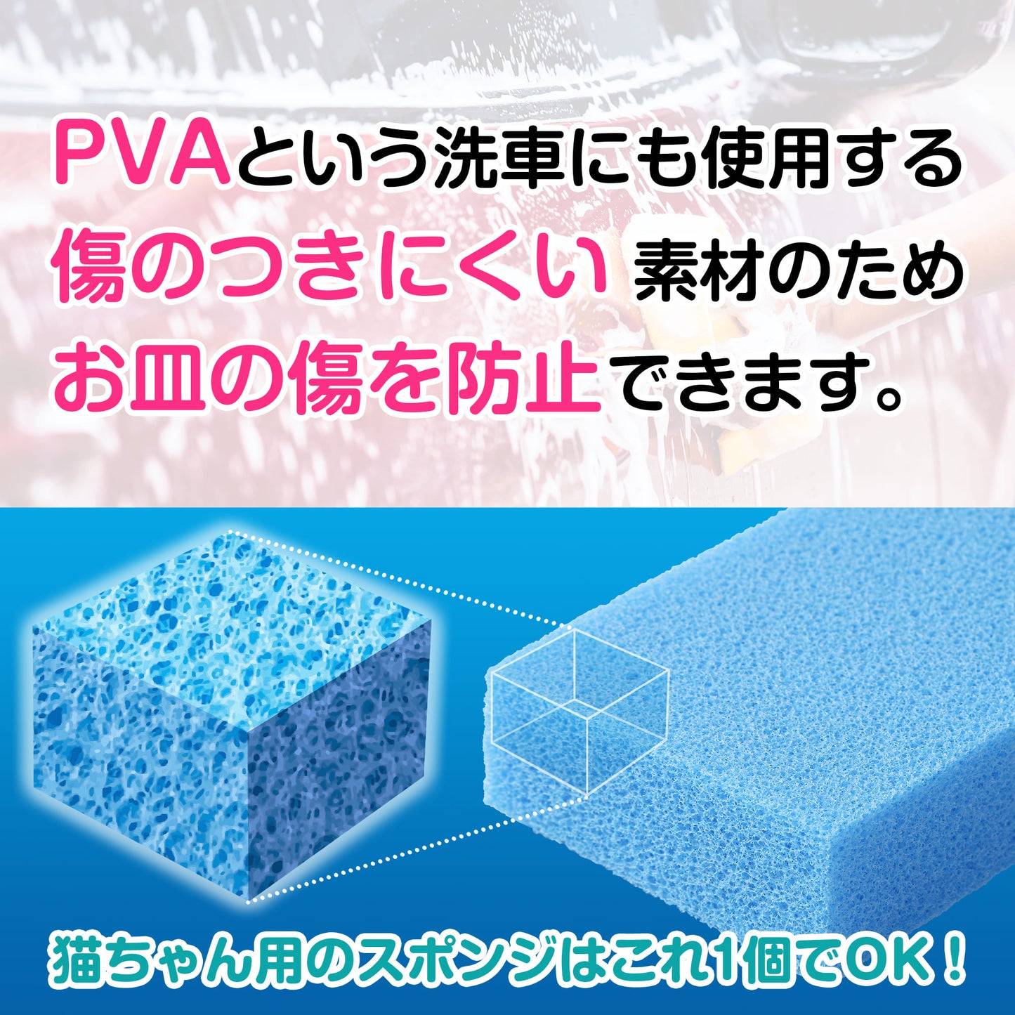 ネコ皿キレイ スポンジ